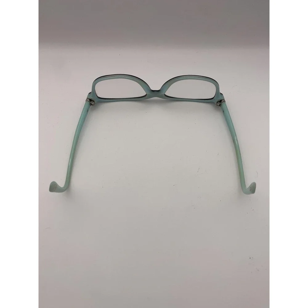 Tiffany & Co Eyeglasses 51-16 Aqua Blue Black Womens Frame Only